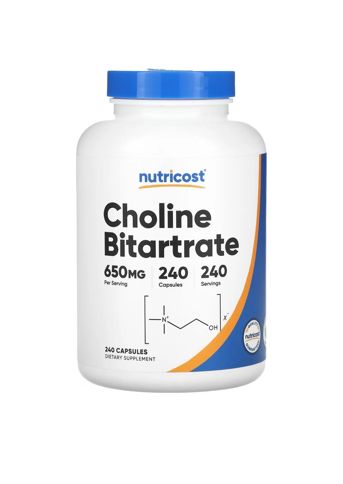 Choline Bitartrate 650mg 240c
