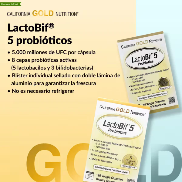 Lacto bif 5 120 tab - مصغرة 3