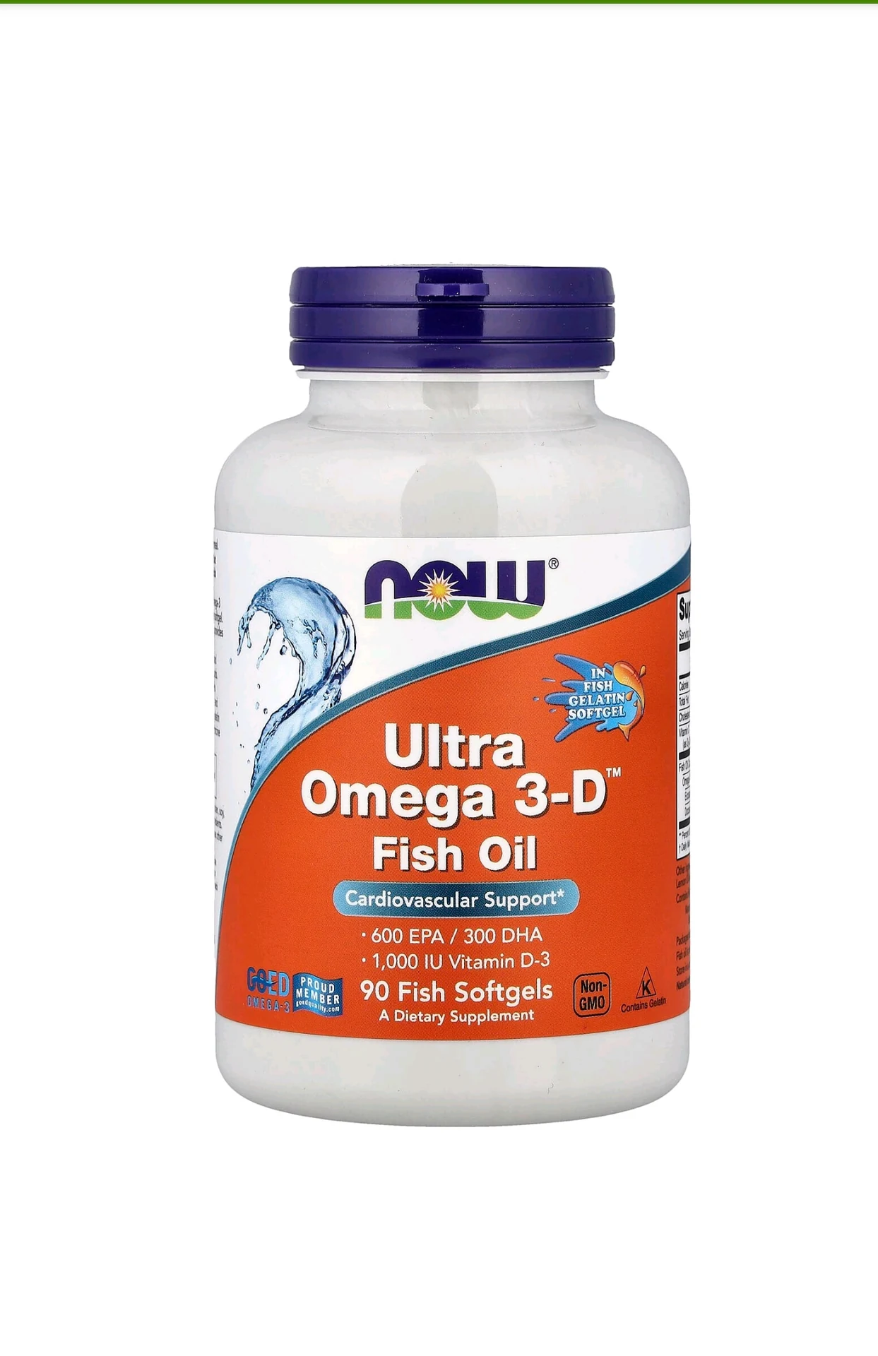 Ultra Omega3+D3 90t