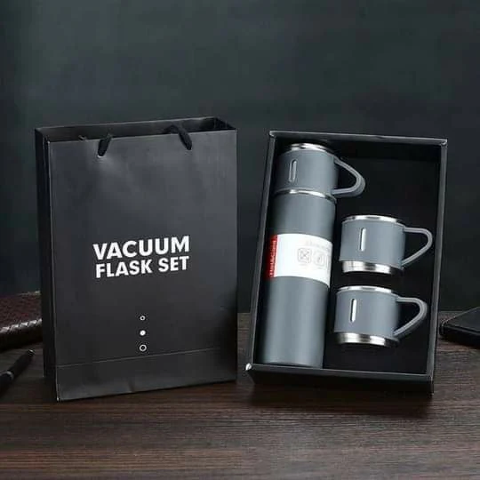 حافظة حرارة 500ml مع 3 فناجين - مصغرة 2
