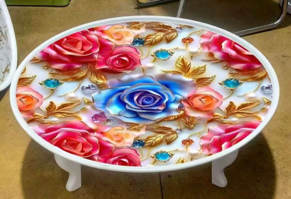 طاولة العصرية بتصميم 3D الفاخر - مصغرة 2
