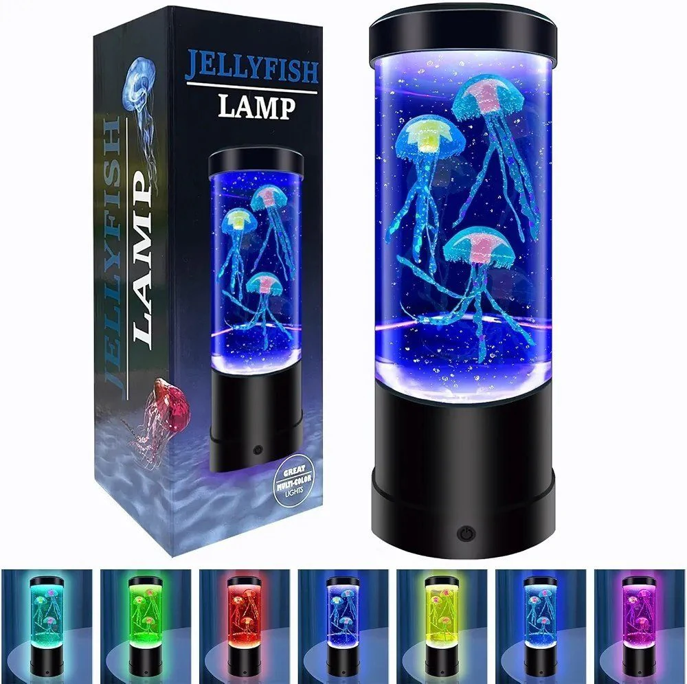 حوض قنديل البحر المضيء ديكور LED تفاعلي