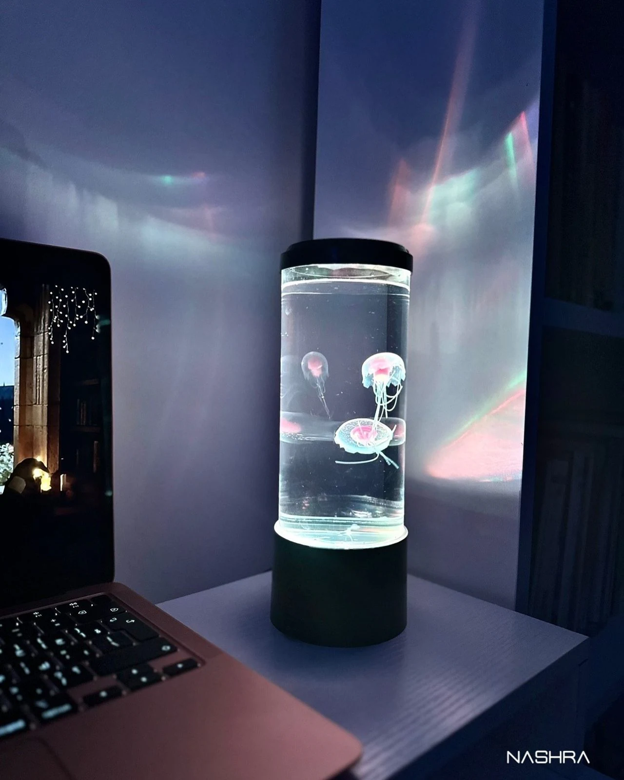 حوض قنديل البحر المضيء ديكور LED تفاعلي - مصغرة 5